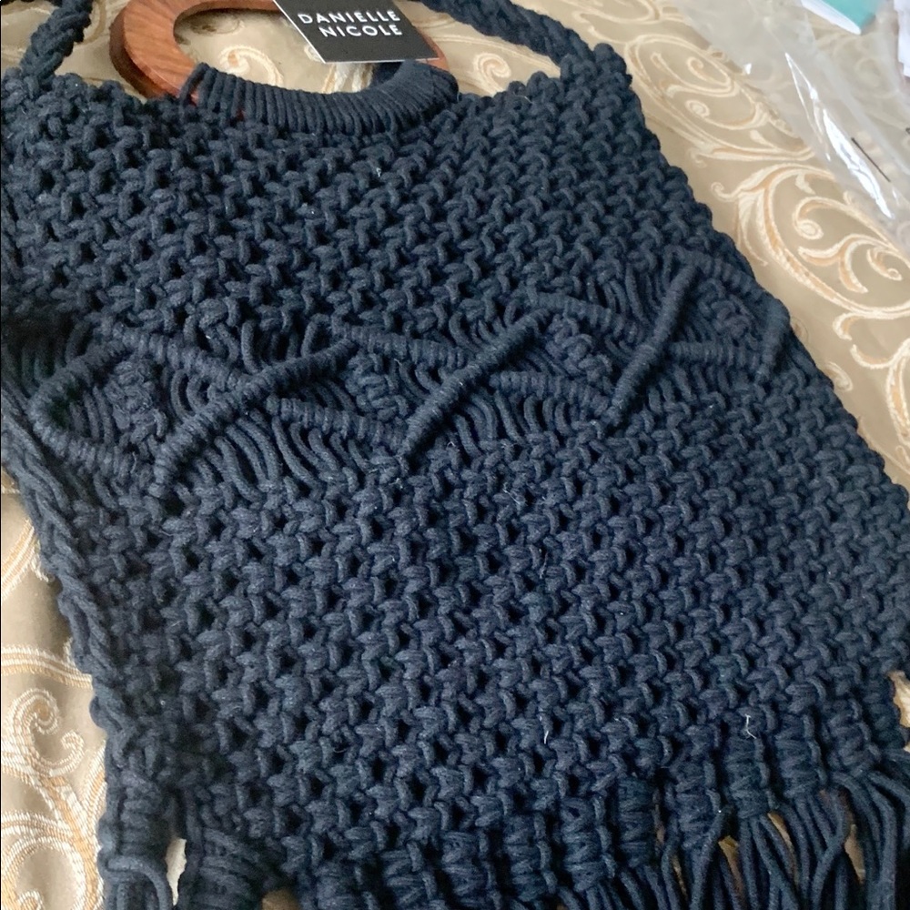 Danielle Nicole Boho Crossbody In Black! - image 1